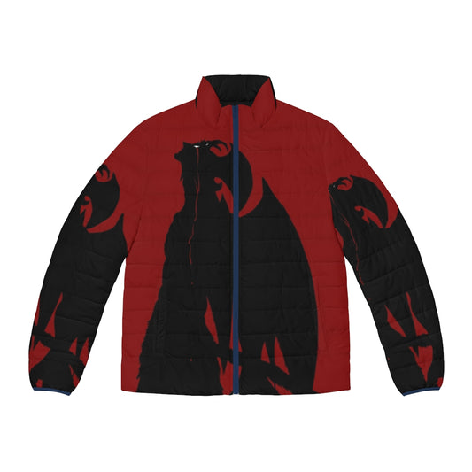 Devilman Crybaby Puffer Jacket - Anime Inspired Outerwear with Akira Fudo Graphics