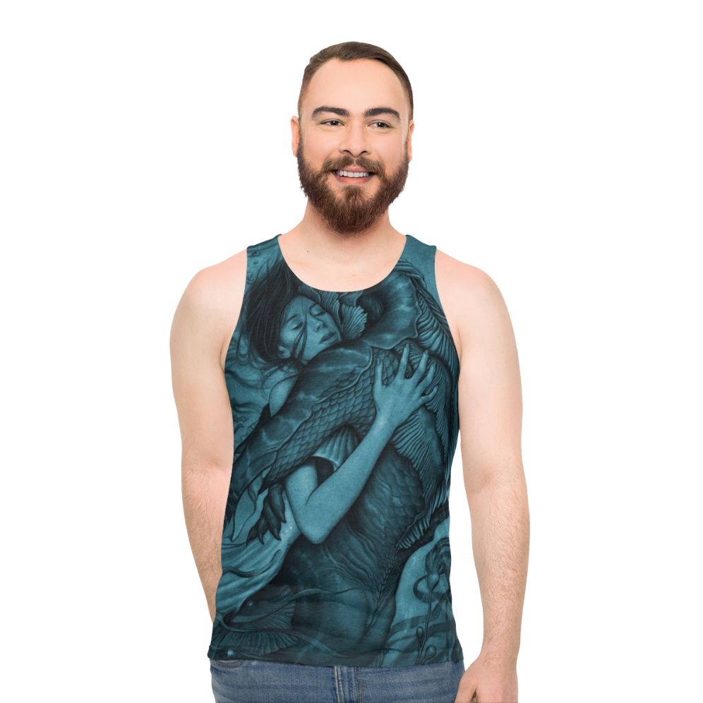 Unisex tank top featuring 'The Shape of Water' movie design - men