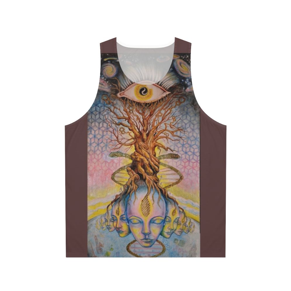 Pineal gland visionary art unisex tank top