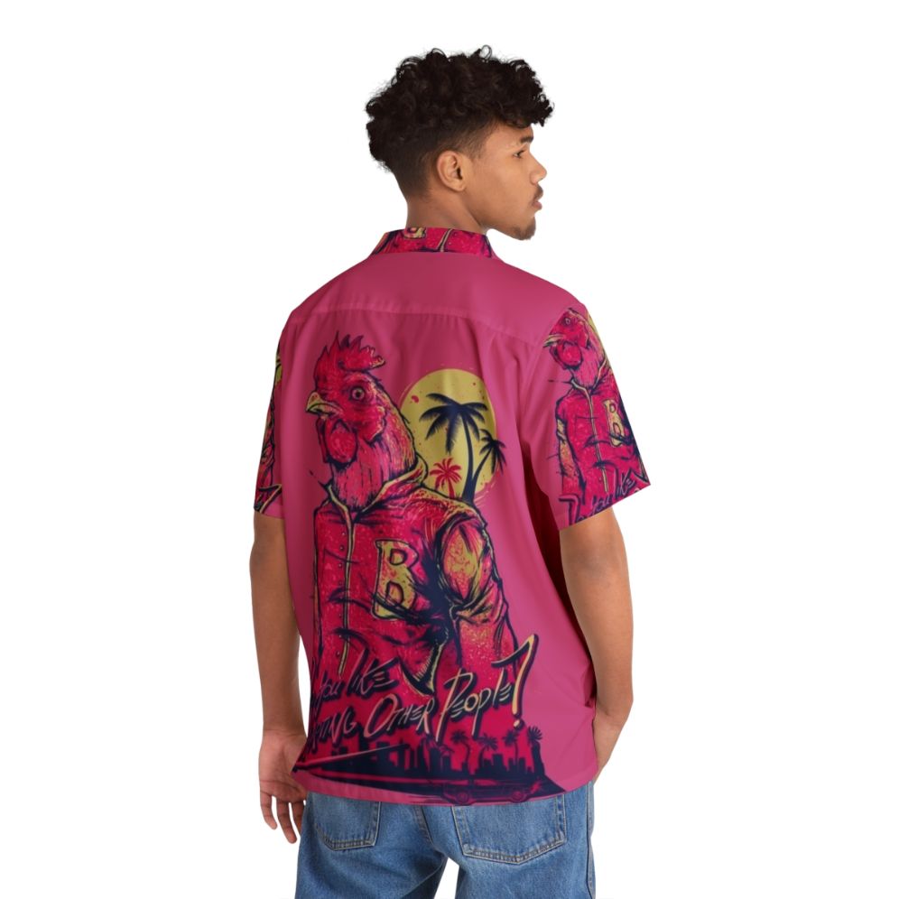 Hotline Miami Richard Hawaiian Shirt - People Back