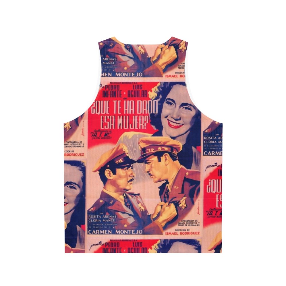 Vintage Mexican Cinema Icons Tank Top - Back