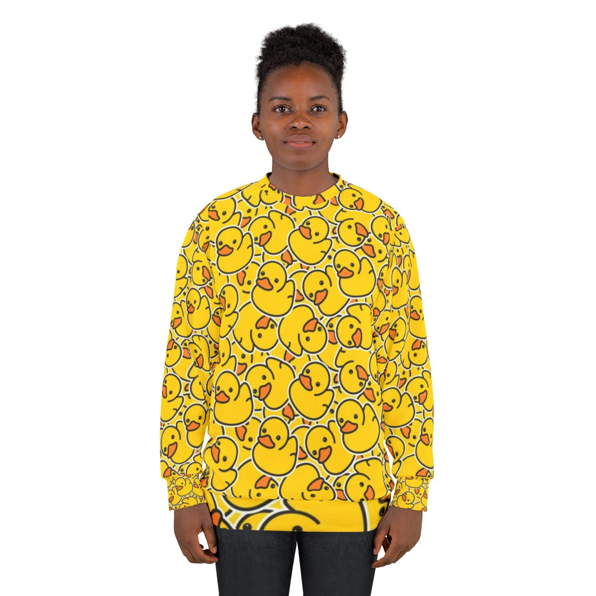 Yellow Classic Rubber Duck Sweatshirt - women