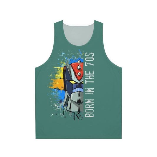 Ufo Robot Goldrake Retro 80s Manga Anime Unisex Tank Top