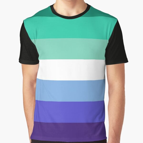 MLM Gay Pride Flag Graphic T-Shirt