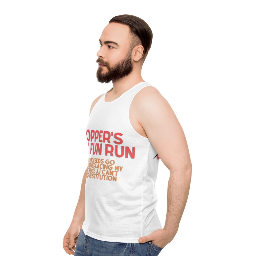 Topper's OBX Fun Run Unisex Tank Top - men side