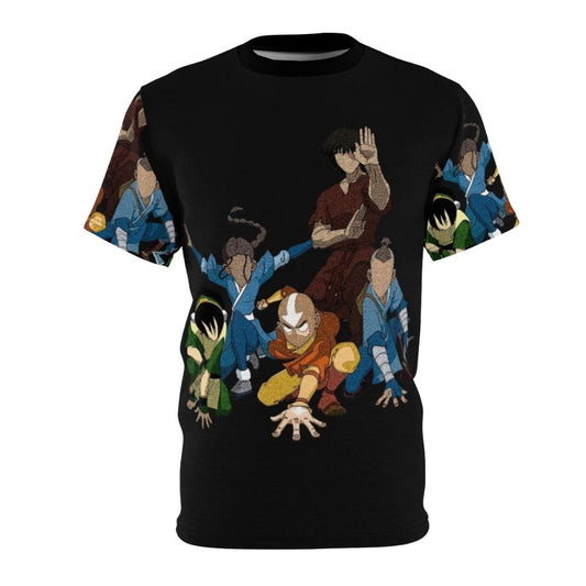 Illustrated Avatar: The Last Airbender inspired design on a t-shirt