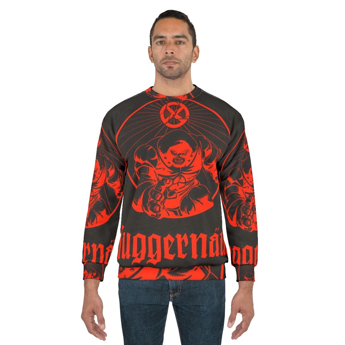 Anesthetic Juggernaut Superhero Villain Parody Sweatshirt - men