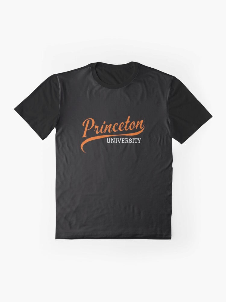 Vintage graphic t-shirt with Princeton University logo and colors - Flat lay