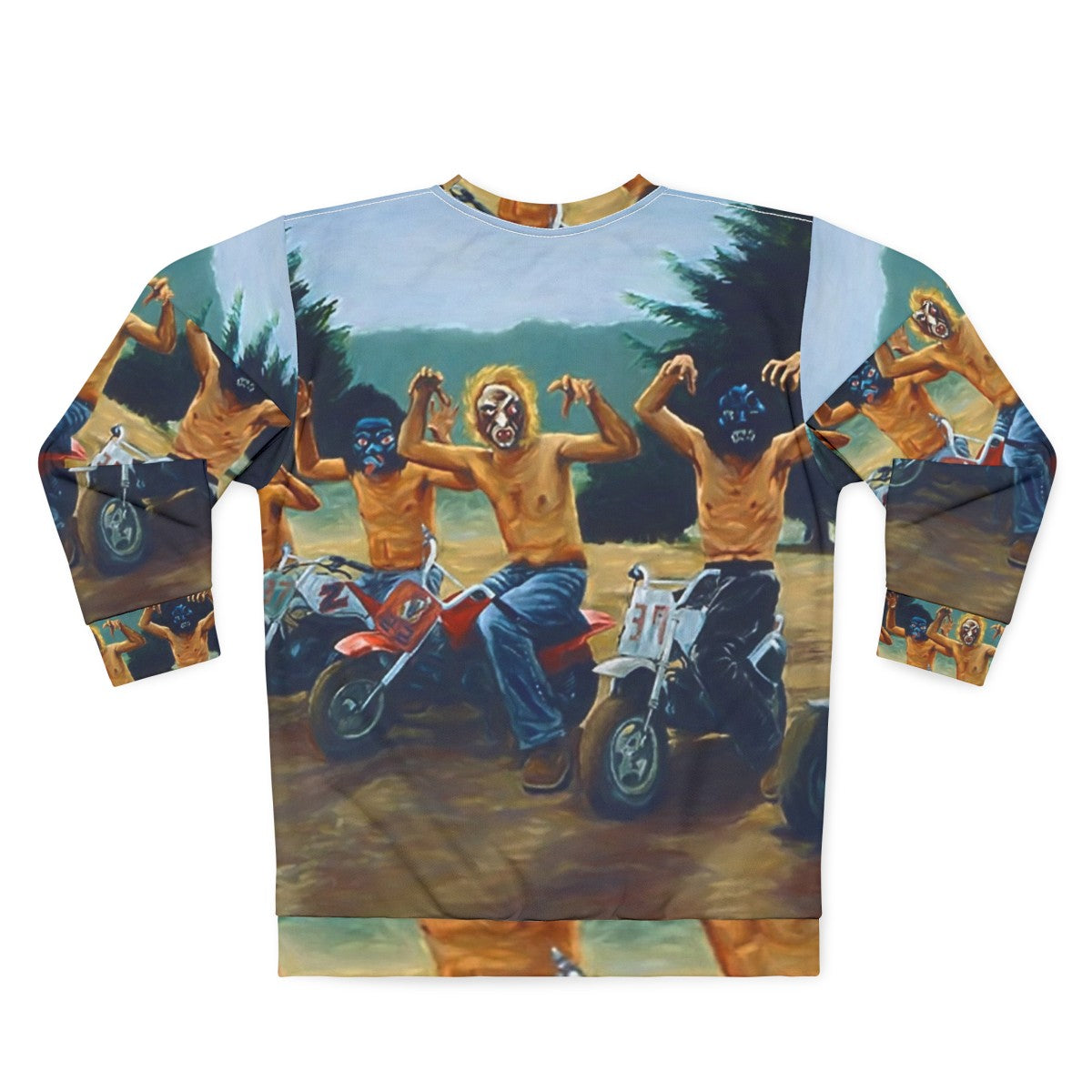 Wes Anderson's The Royal Tenenbaums painting inspired sweatshirt - Back