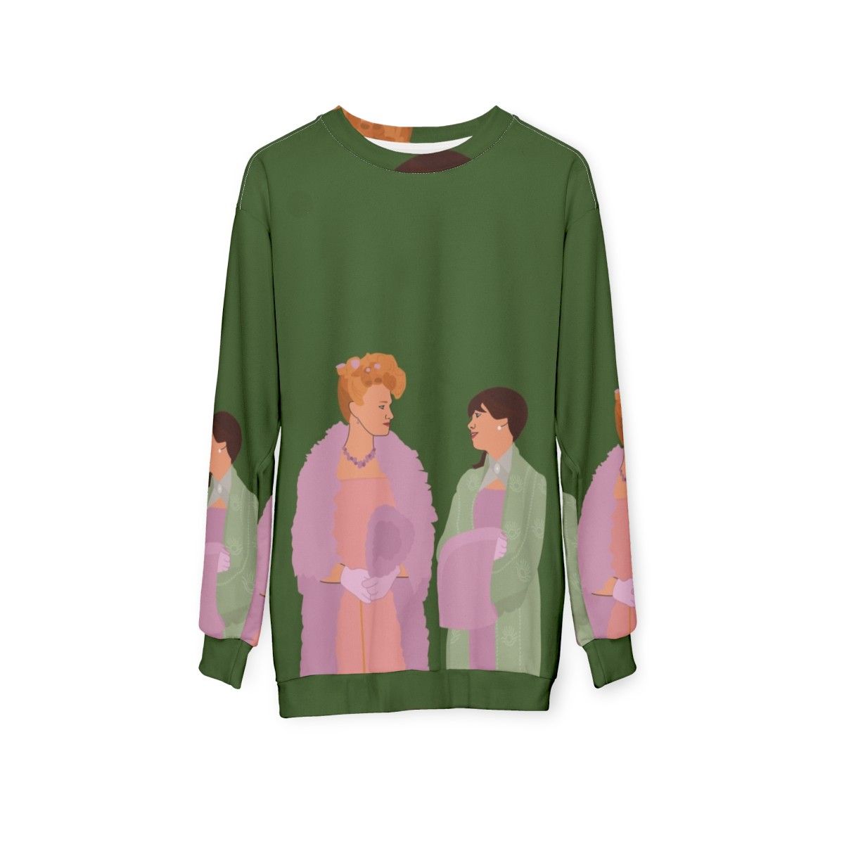 Eloise Bridgerton and Cressida Cowper Bridgerton Netflix Sweatshirt - hanging