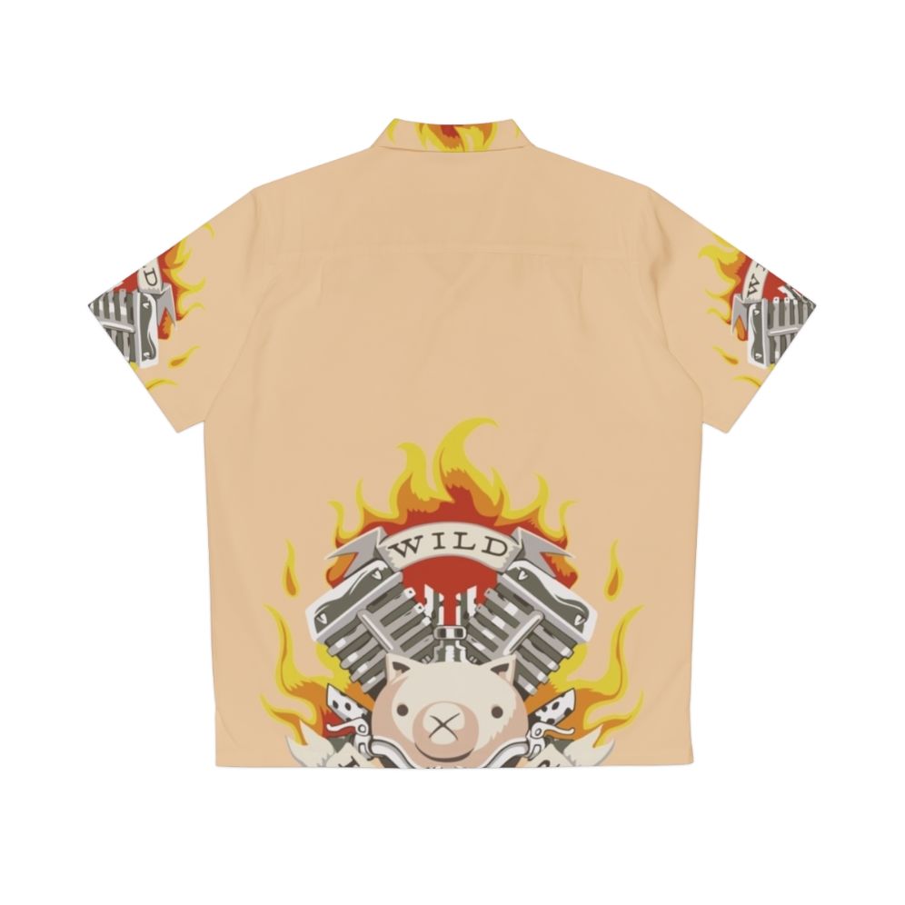 Wild Hog Power Hawaiian Shirt - Back