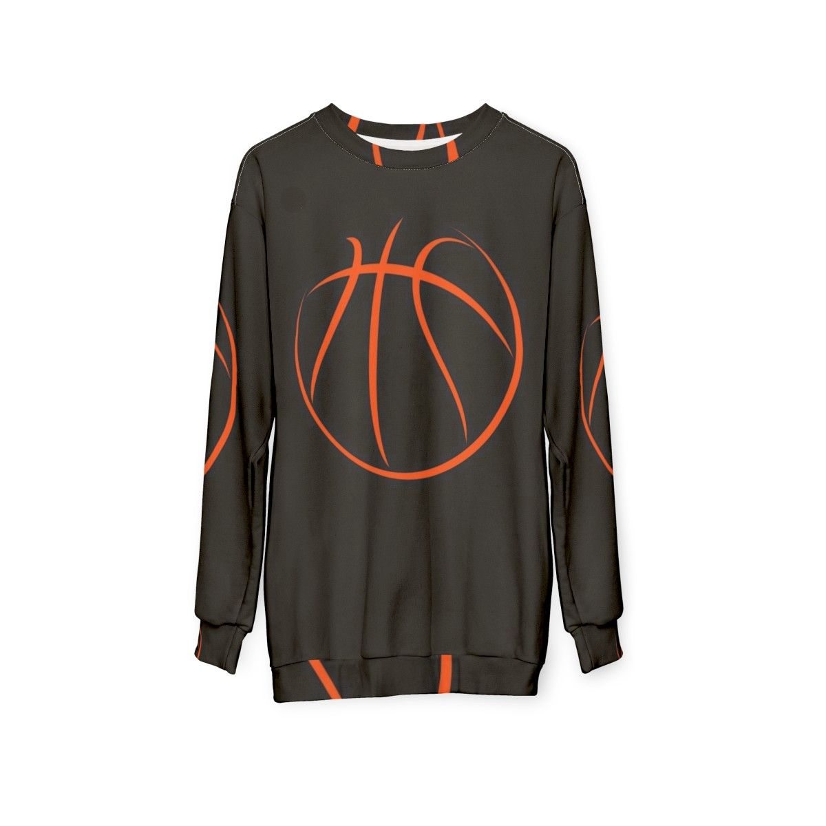 Basketball Sweatshirt for Sports Fans - hanging