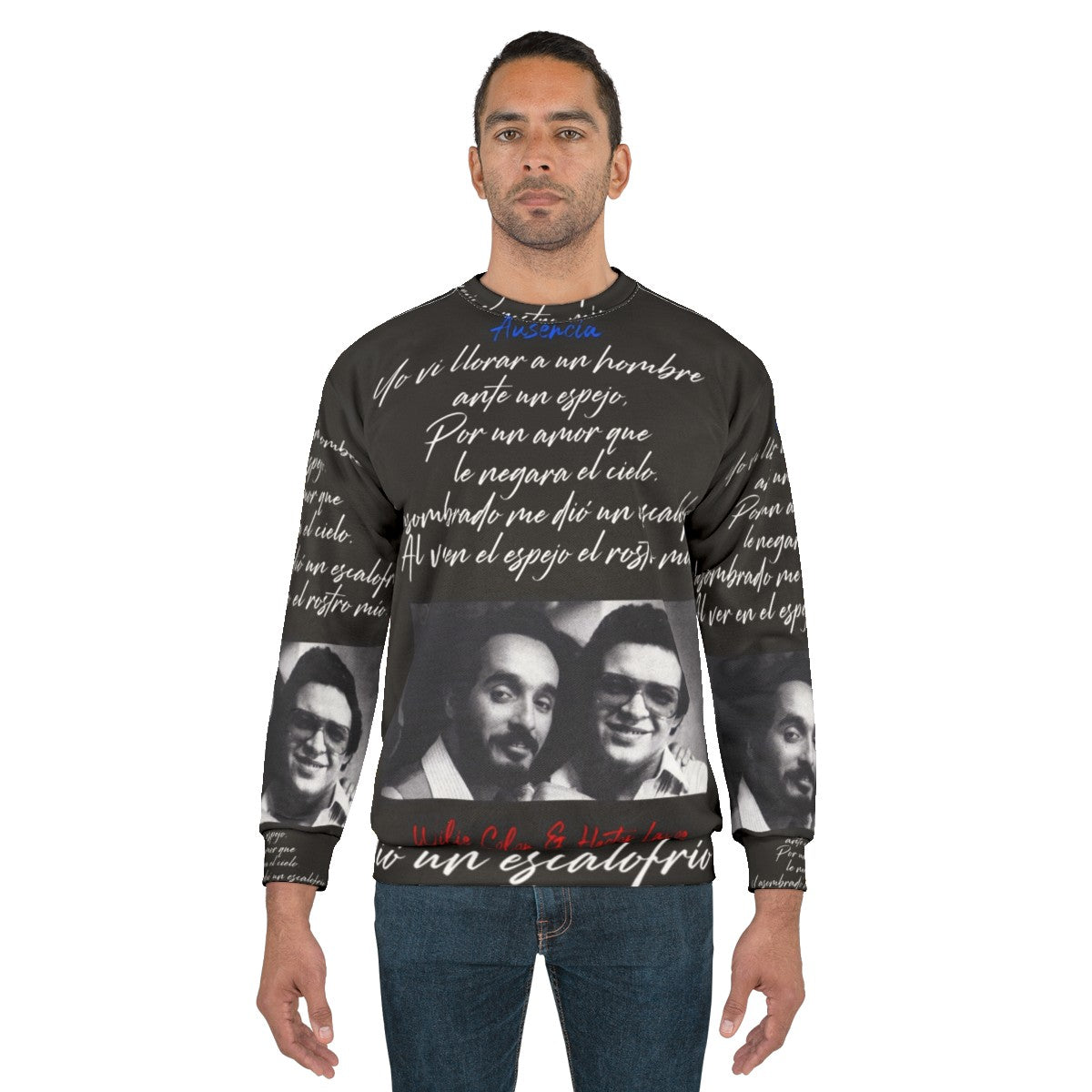 Salsa Legends Willie Colon and Hector Lavoe Ausencia Sweatshirt - men