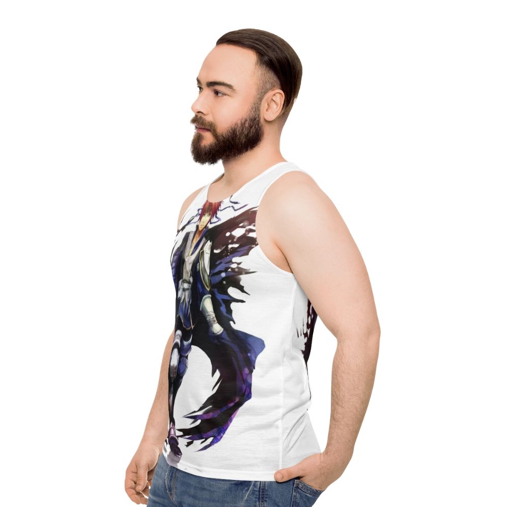 Roy Fire Emblem gaming unisex tank top - men side