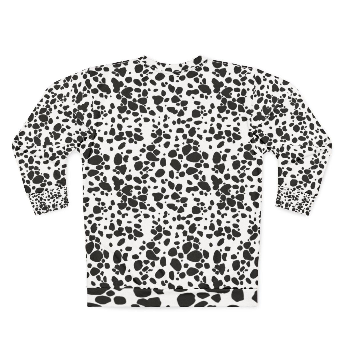 Dalmatian Print Sweatshirt - Back