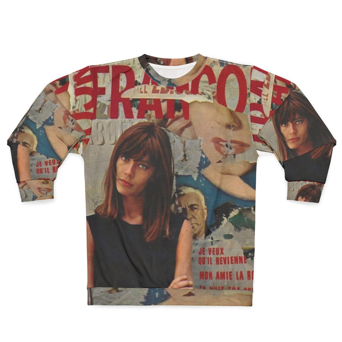 Retro Françoise Hardy Inspired Sweatshirt