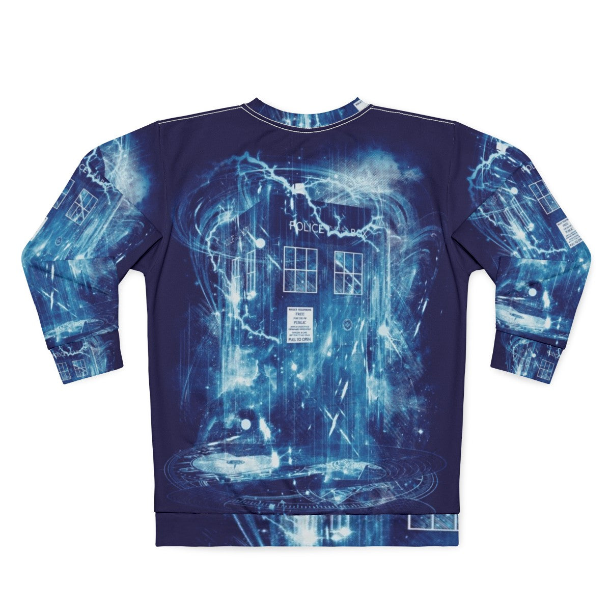 Time Travel and TARDIS Doctor Who Sweatshirt - Back