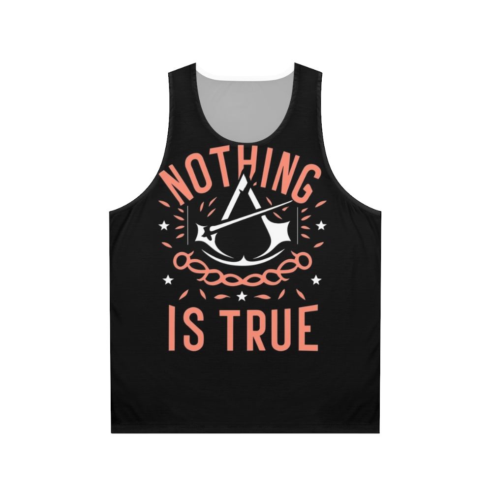 Assassin's Creed Iconic Quote Art Unisex Tank Top