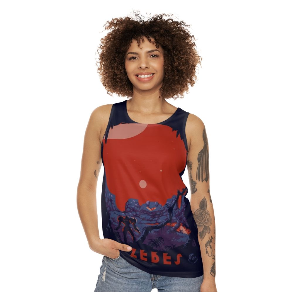 Unisex Metroid Tank Top - women