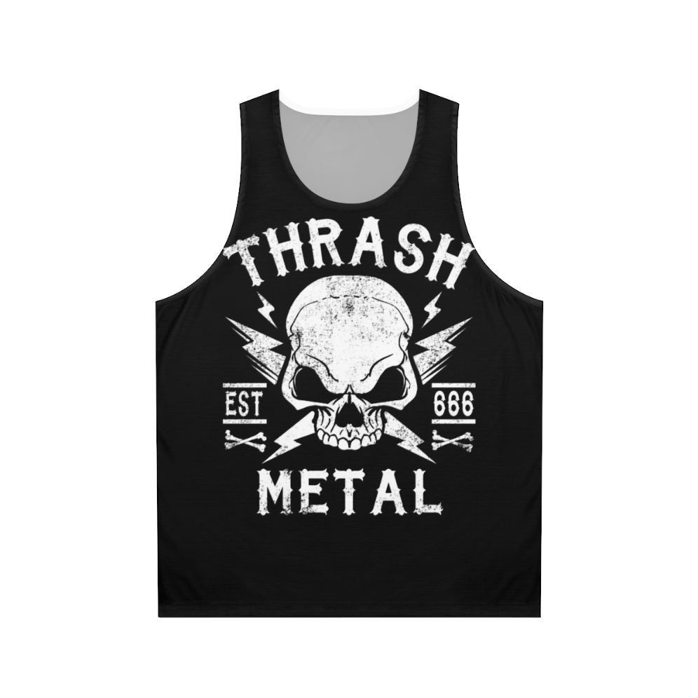 Thrash metal unisex tank top