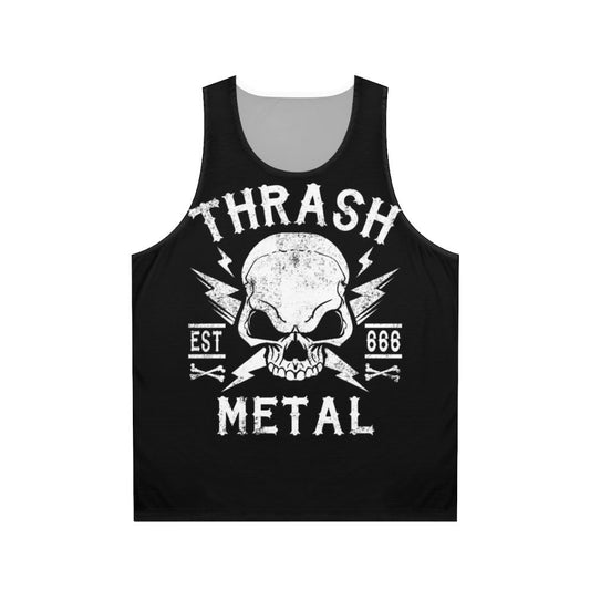 Thrash metal unisex tank top