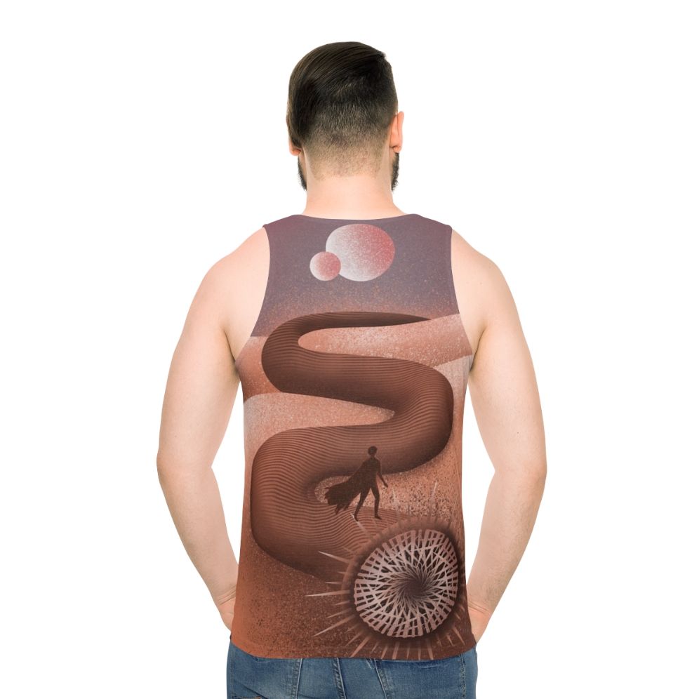 Dune Sandrider Unisex Tank Top - men back