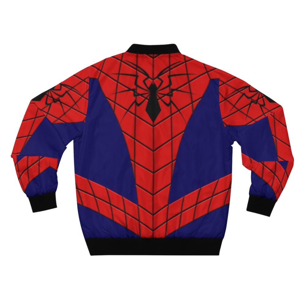 Spider Bomber Jacket - Marvel's Spiderman Inspired Superhero Apparel - Back