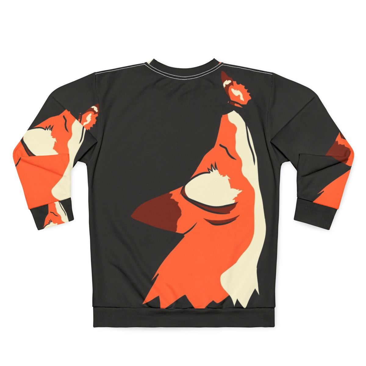 Spirit Fox Sweatshirt featuring a legendary animal design - Back