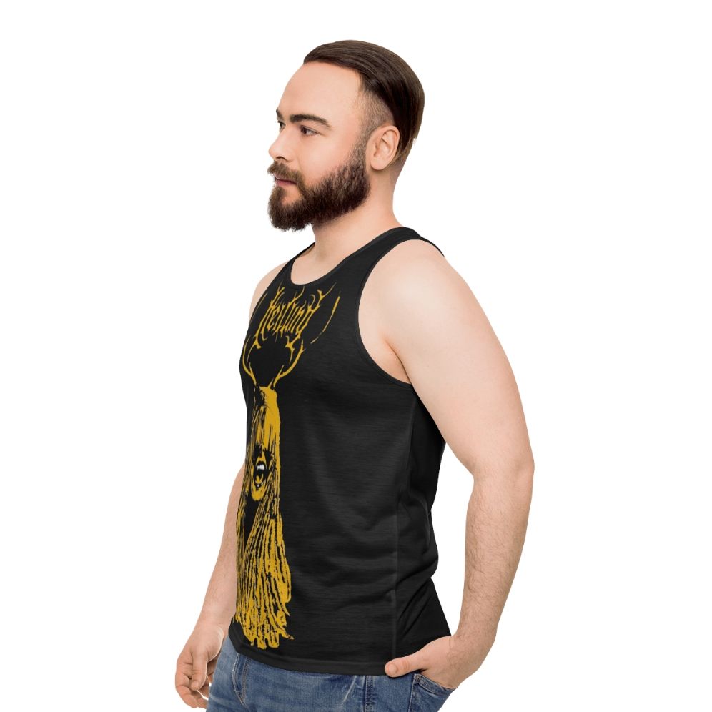 Tribal inspired Maria from Heilung unisex tank top - men side