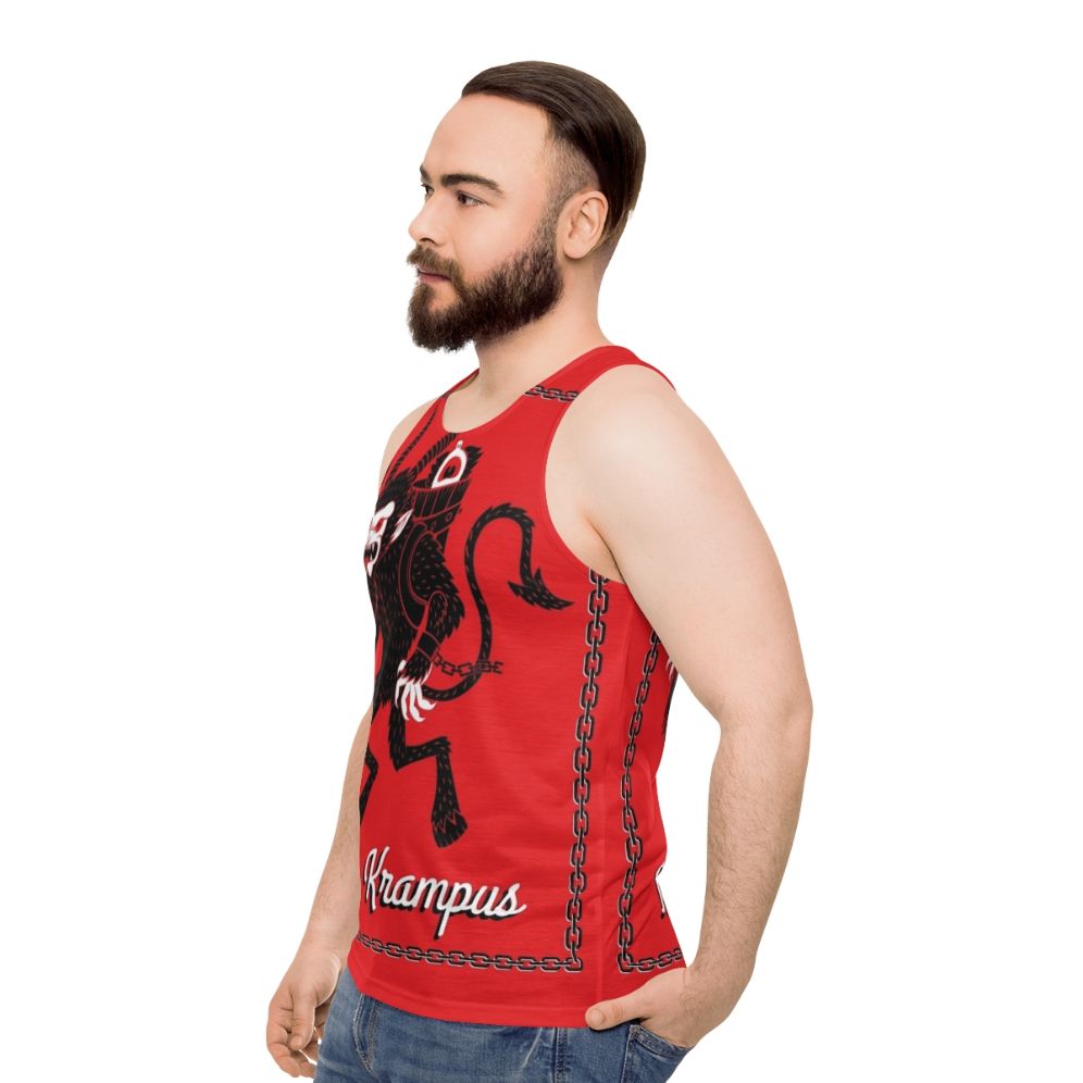 Merry Krampus unisex tank top - men side