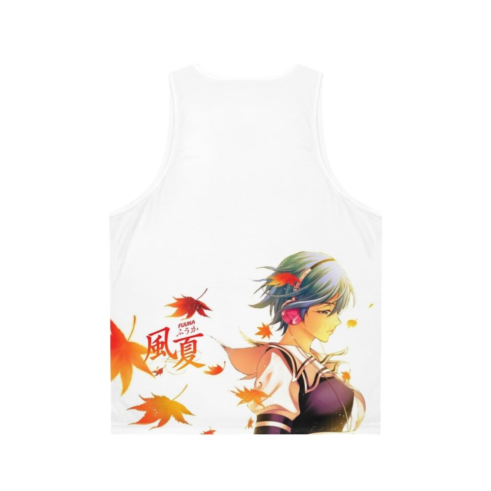 Unisex Anime Tank Top - Back