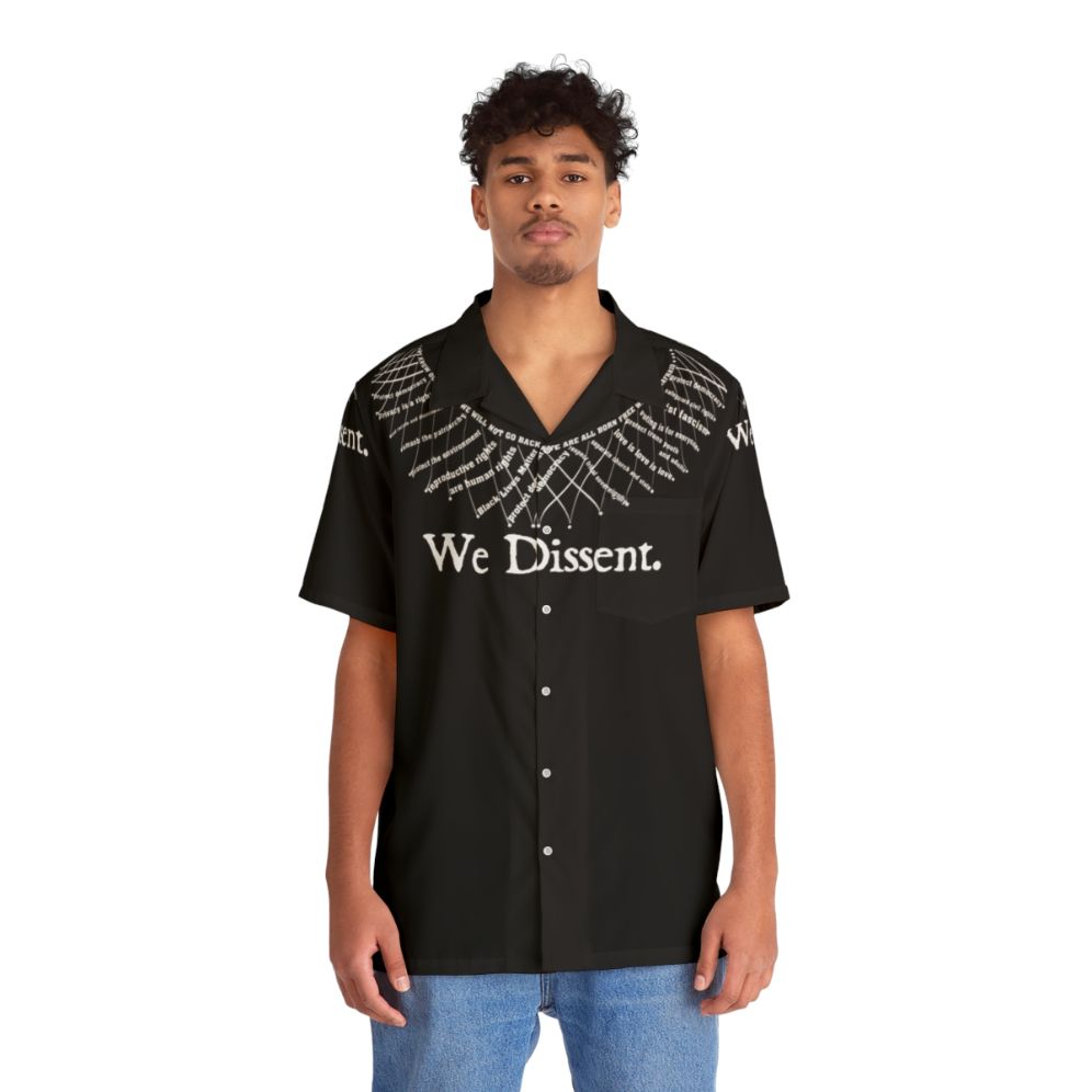 Dissenting Hawaiian shirt with civil rights and human rights focused graphics - People Front