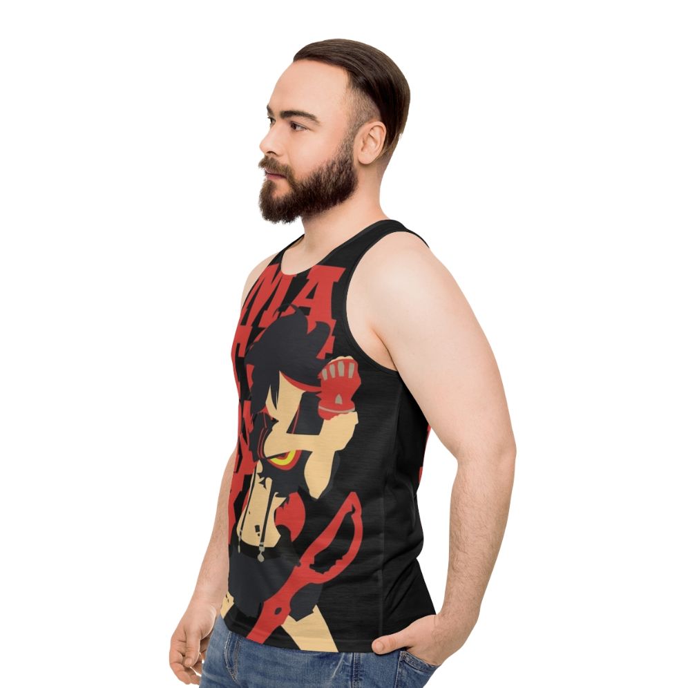 Matoi Ryuko Minimalist Unisex Tank Top - men side