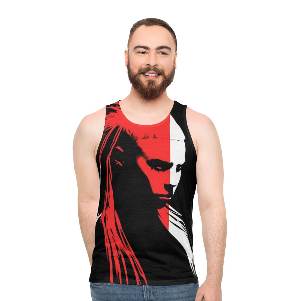 Die Antwoord 5 Unisex Tank Top with Yolandi Visser Portrait - men