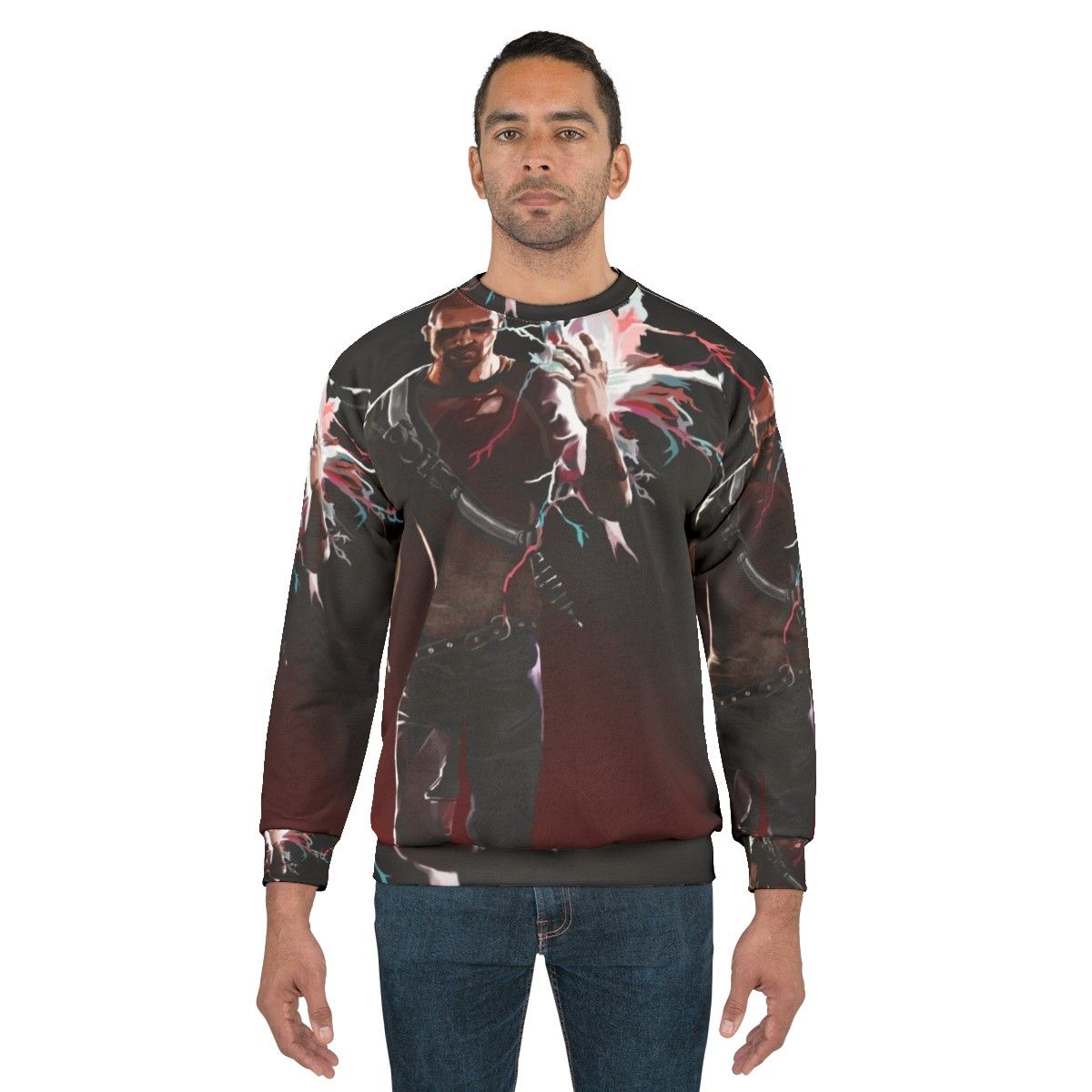 Infamous Evil Cole McGrath Painting Sweatshirt - men