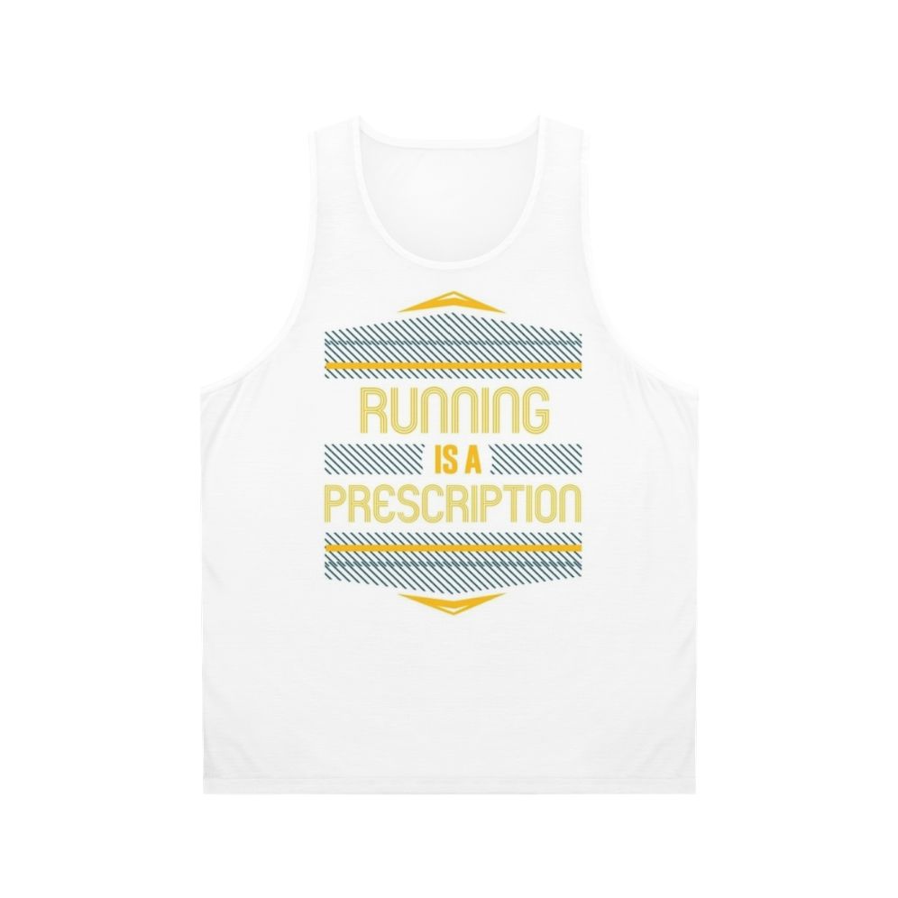 Unisex running hobbies enthusiast tank top