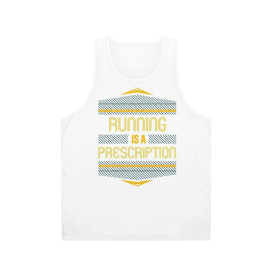 Unisex running hobbies enthusiast tank top