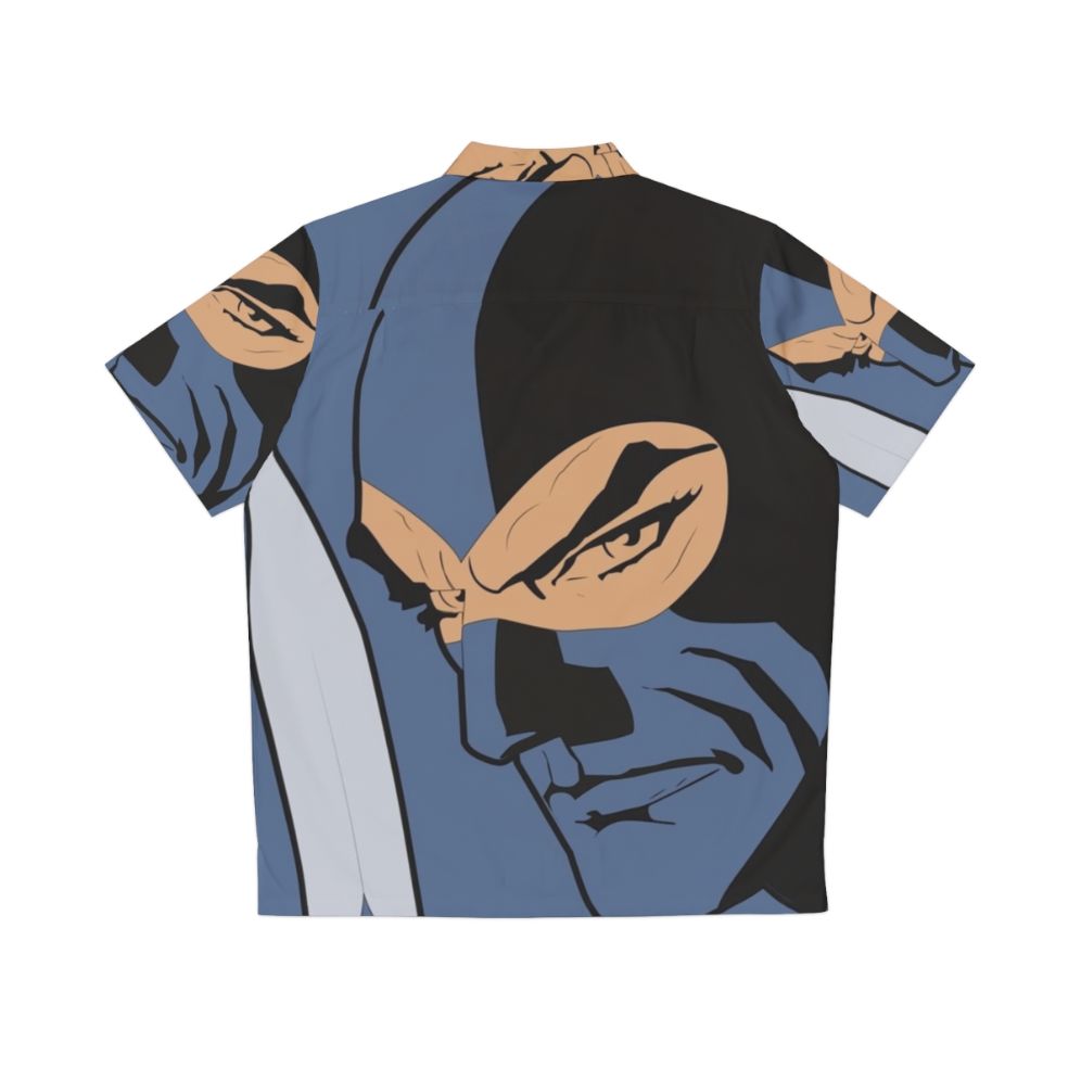 Diabolik Art Hawaiian Shirt featuring Italian comic book character - Back