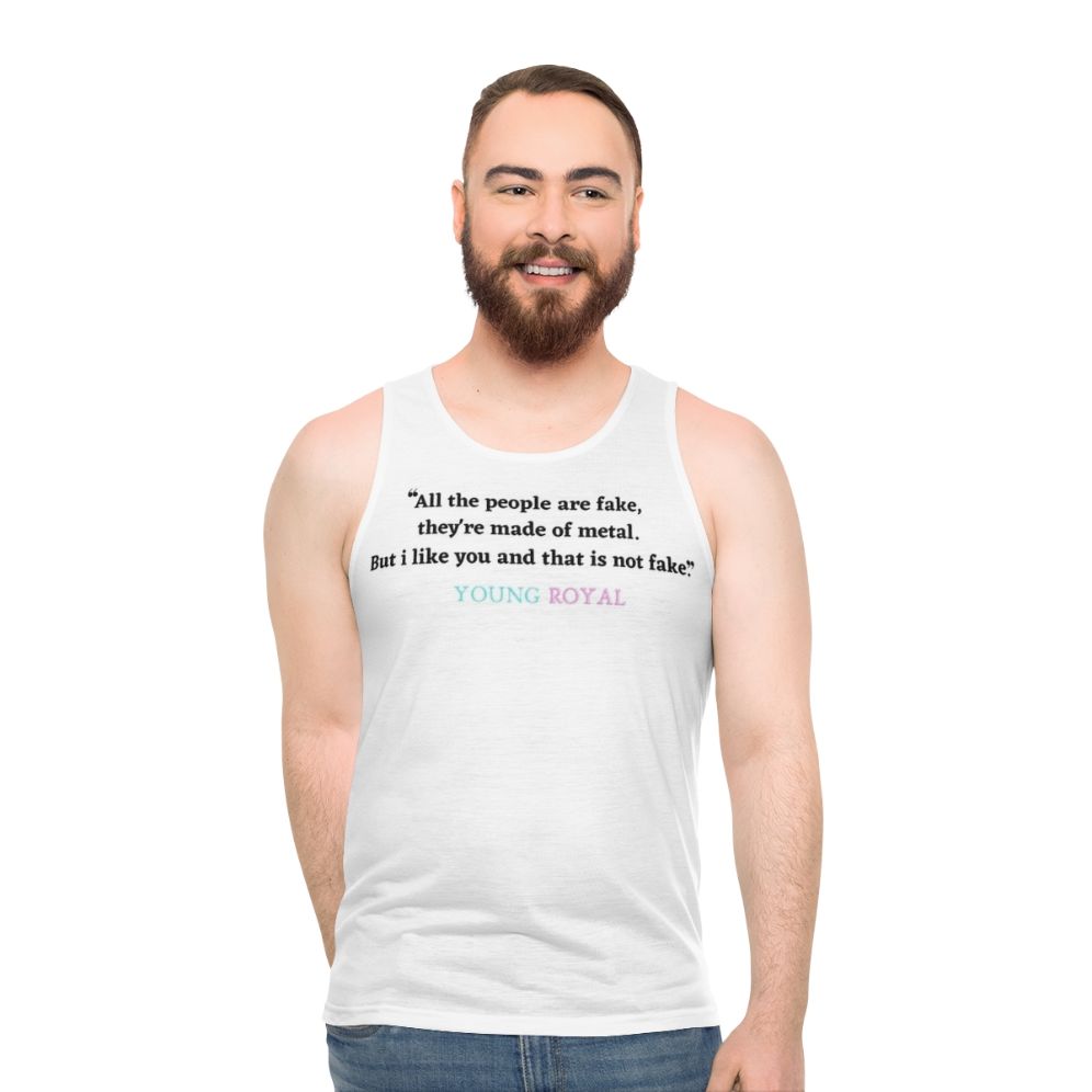 Young Royals Netflix Series LGBTQ Quotes Unisex Tank Top - men