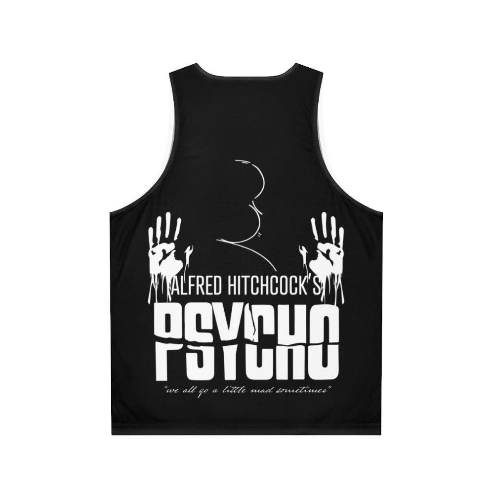 Alfred Hitchcock Psycho Unisex Tank Top - Back