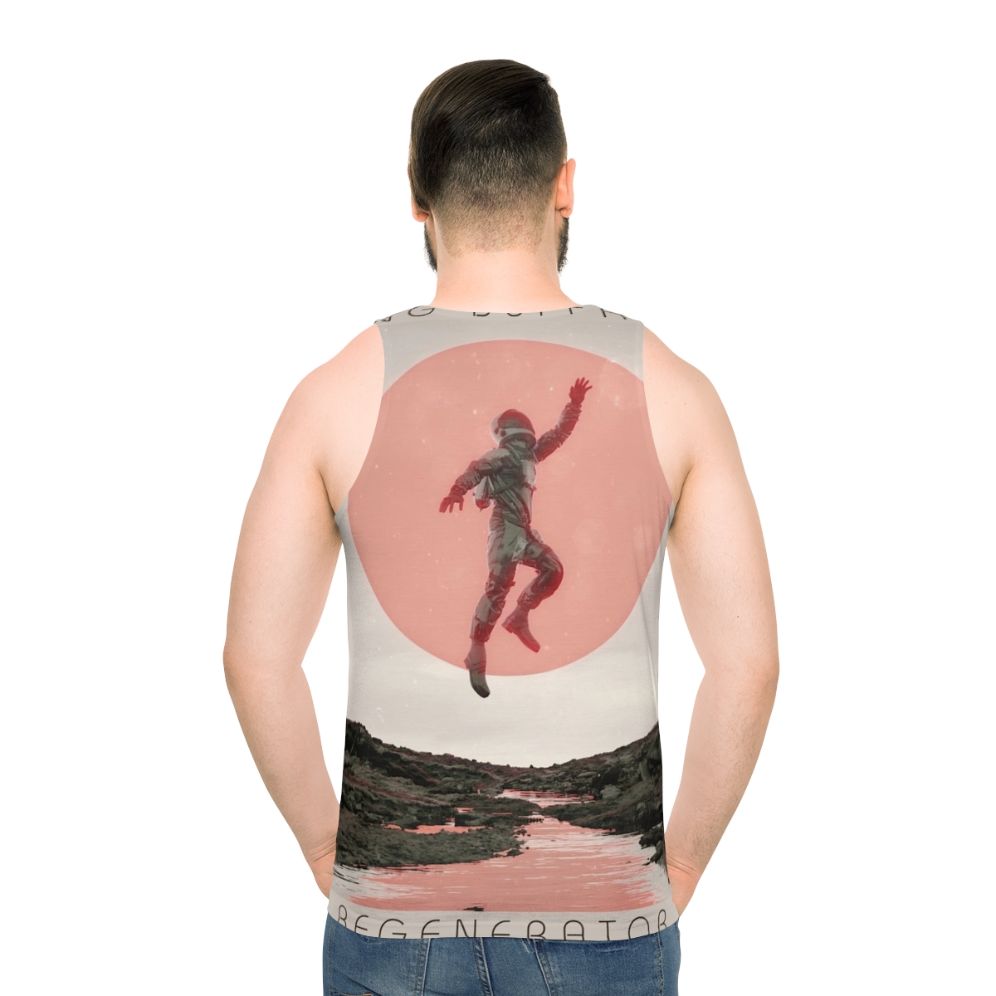 King Buffalo Band Unisex Tank Top - men back