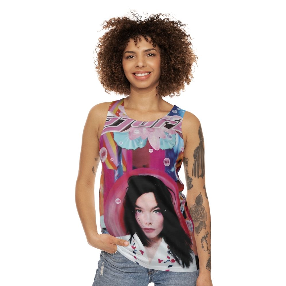 Björk inspired unisex post-punk tank top - women