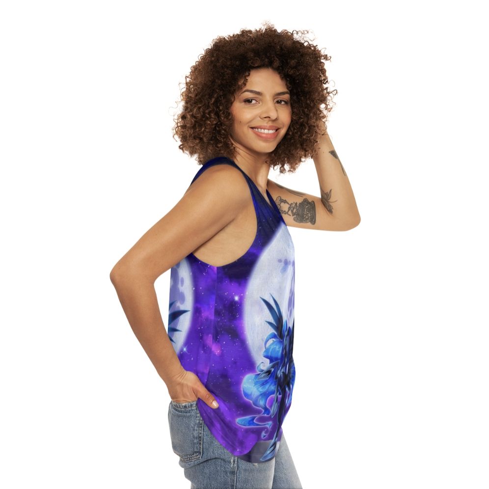 Nightmare Moon Unisex Tank Top - women side