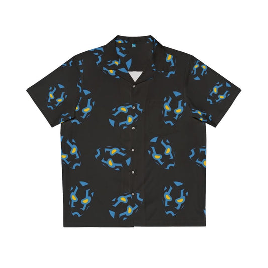 Blue Beetle Minimalist Hawaiian Shirt