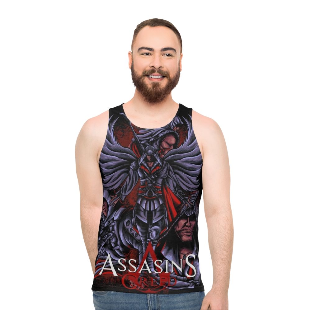 Assassin's Creed dark art unisex tank top - men