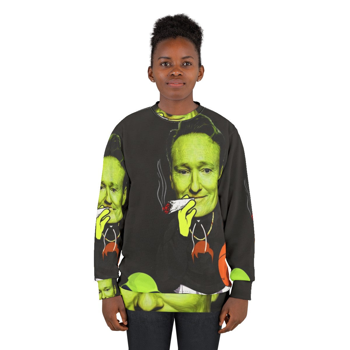 Team Coco Out of Space Sweatshirt for Alien Basketball Fans - women