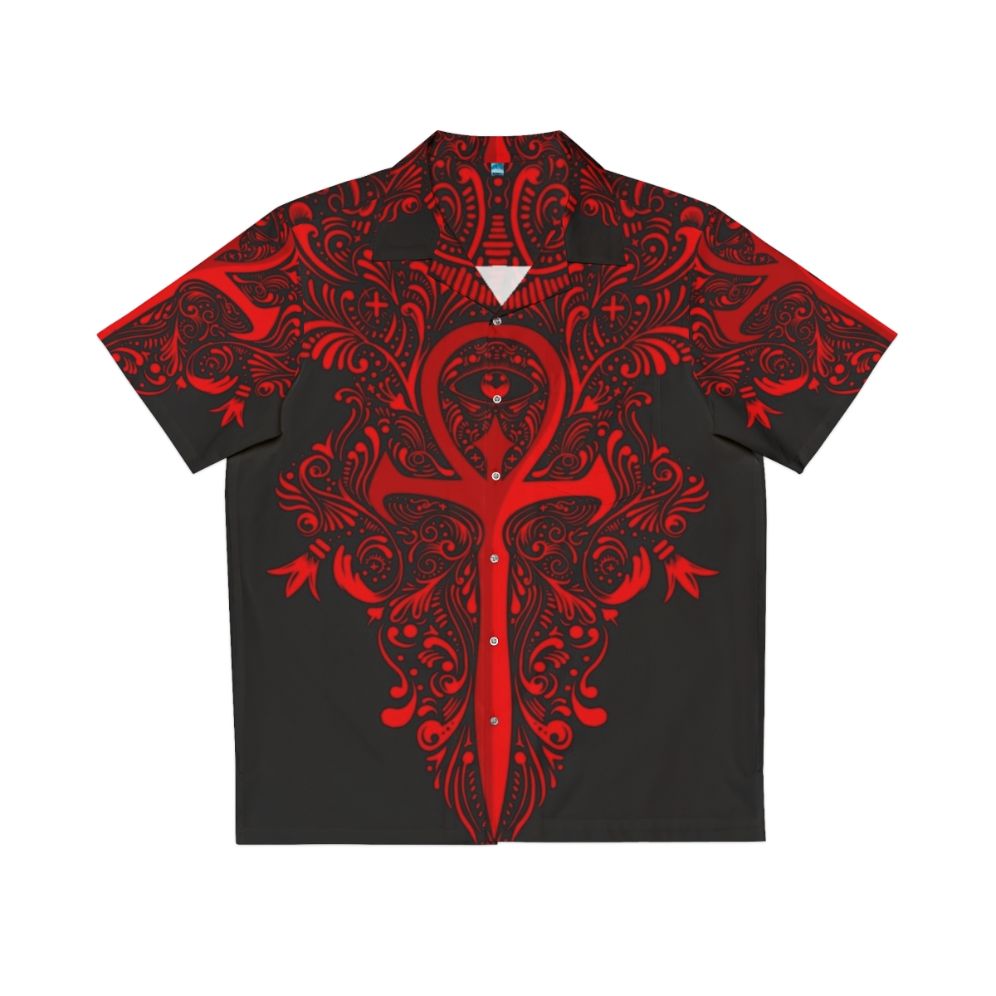 Masquerade Hawaiian Shirt featuring vampire and gothic elements