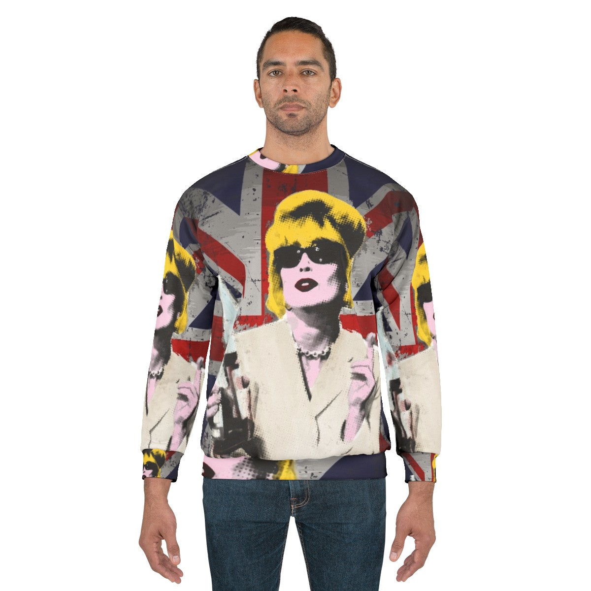 Absolutely Fabulous Sweatshirt featuring pop art design - men