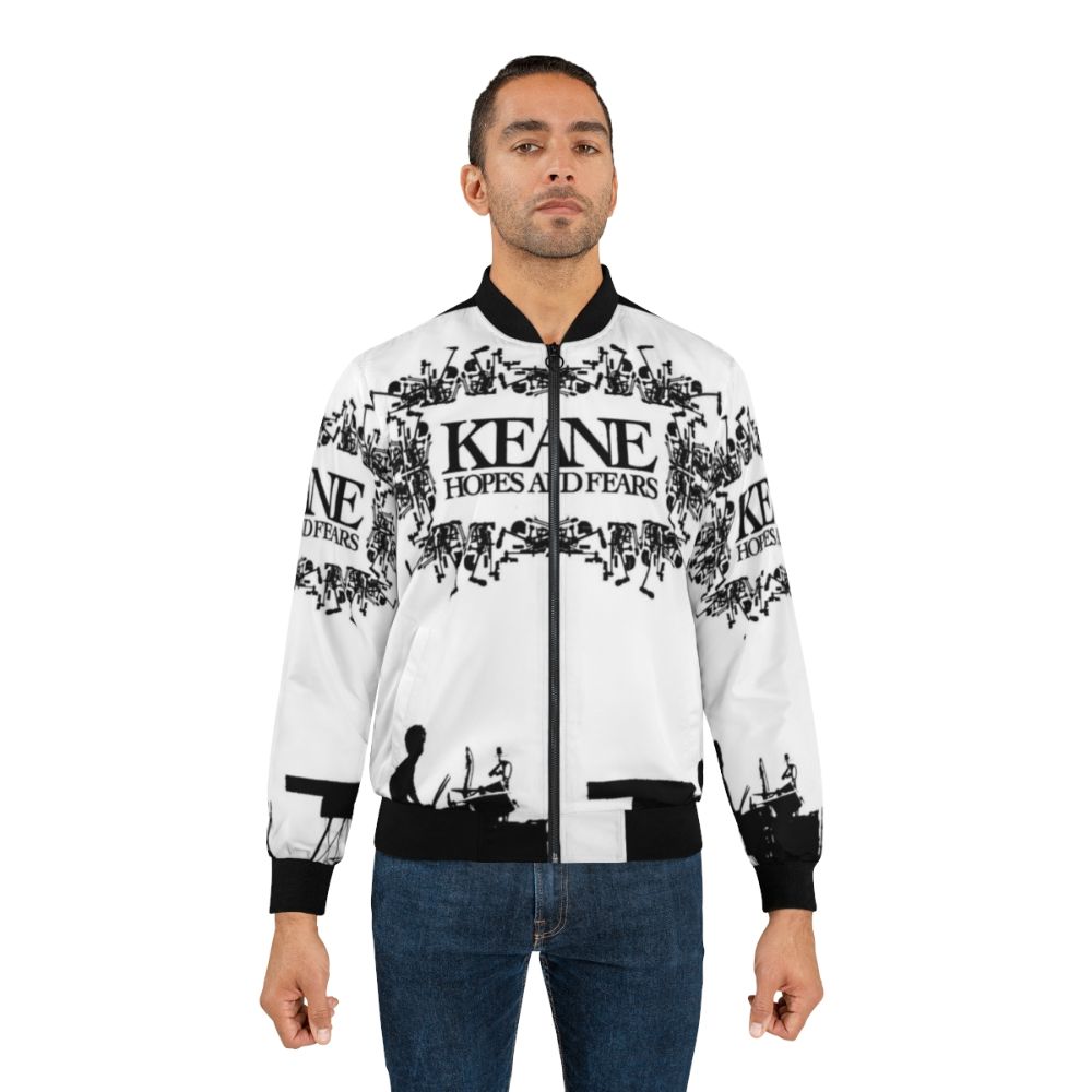 Keane "Hopes and Fears" bomber jacket with band logo - Lifestyle