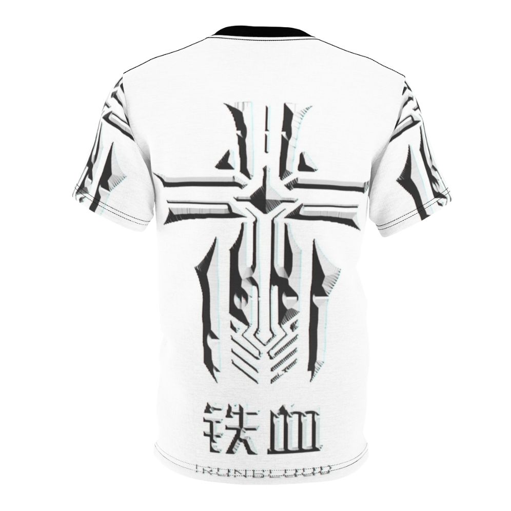 Azur Lane inspired iron blood emblem graphic printed on a high-quality t-shirt - Back